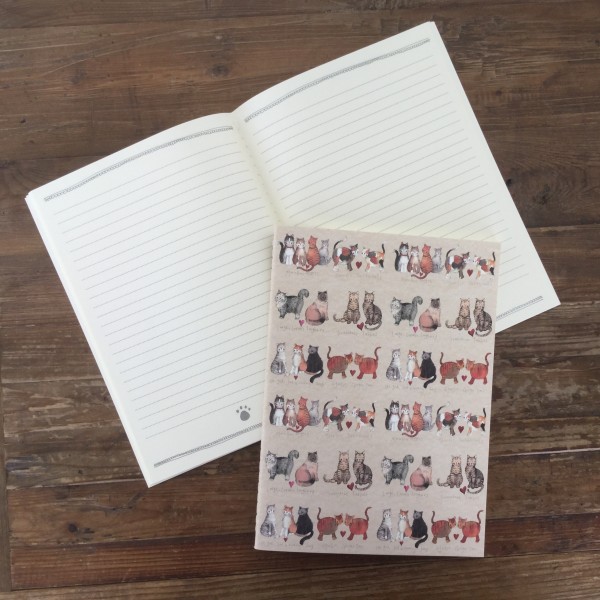 Large Soft Notebook Charismatic Cats