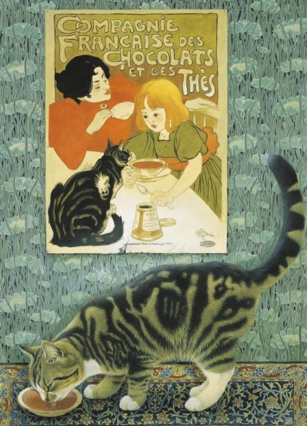Blank Card Twiglet and Art Nouveau