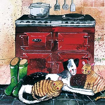 In The Warmth Kitchen Blank Card