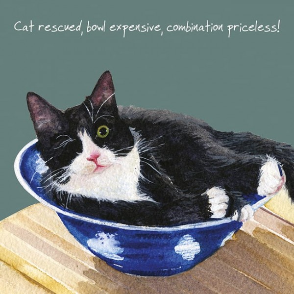 TLDL Cat Rescued Blank Card